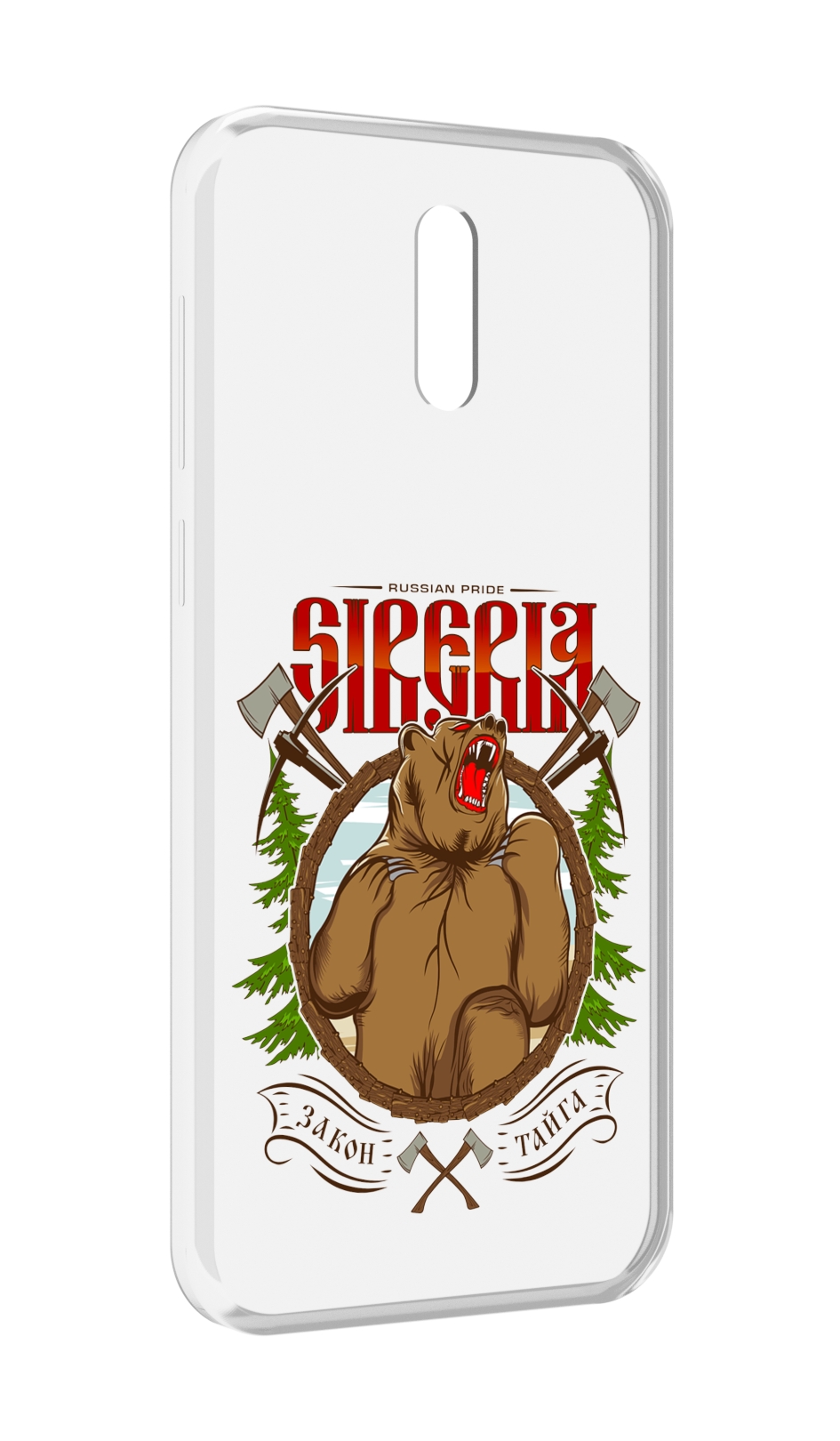 

Чехол MyPads Тайга для Alcatel 3L (2019), Прозрачный, Tocco