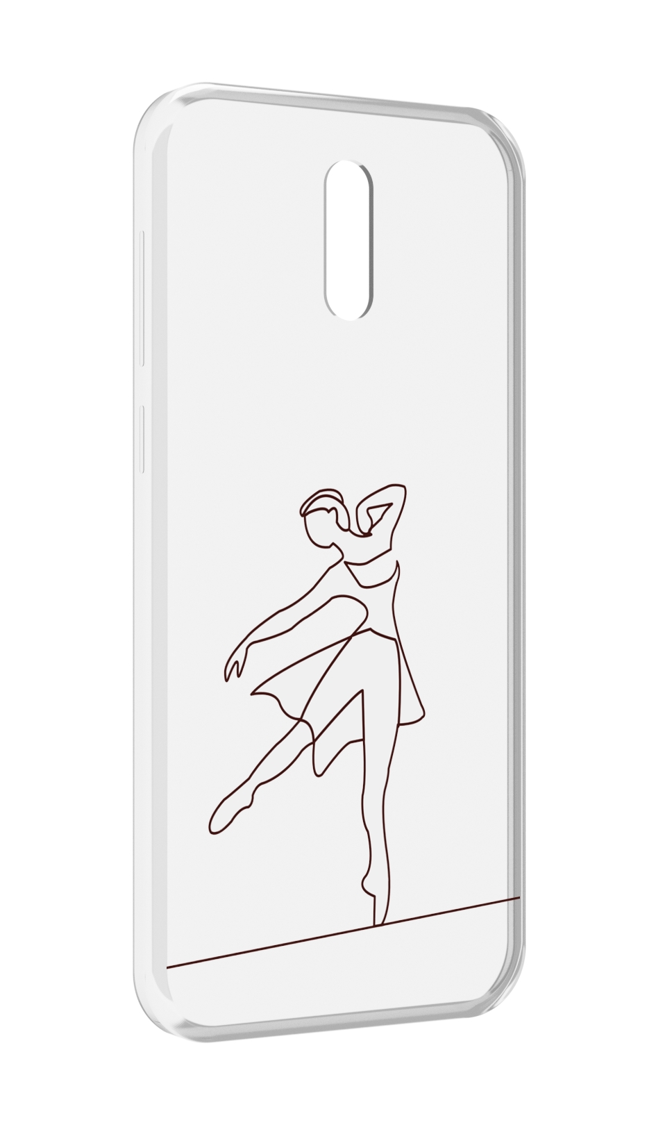 

Чехол MyPads балерина-белая для Alcatel 3L (2019), Прозрачный, Tocco