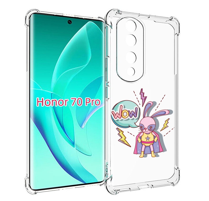 

Чехол MyPads Вау для Honor 70 Pro / 70 Pro Plus, Прозрачный, Tocco