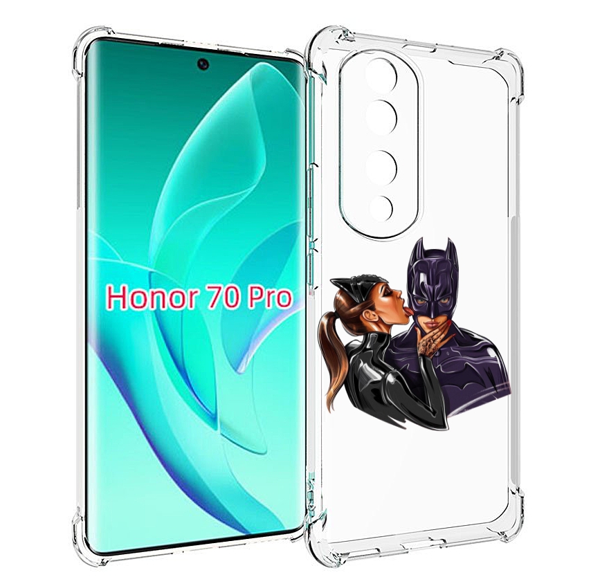 

Чехол MyPads Бэтман для Honor 70 Pro / 70 Pro Plus, Прозрачный, Tocco