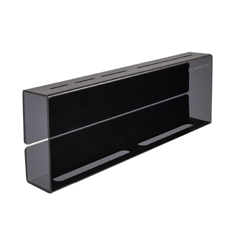 

Настенный держатель для ножей FlexHome из акрила, цвет черный, FH-KH-01