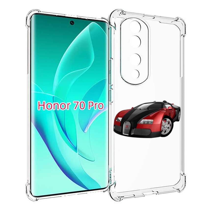 

Чехол MyPads Бука мужской для Honor 70 Pro / 70 Pro Plus, Прозрачный, Tocco