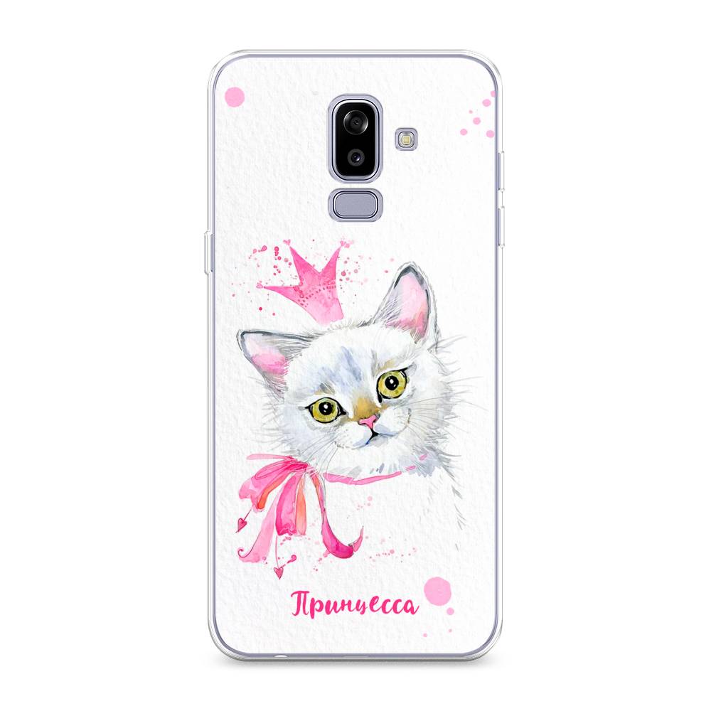 

Чехол Awog на Samsung Galaxy J8 "Моя принцесса", Белый;розовый;серый, 26550-6