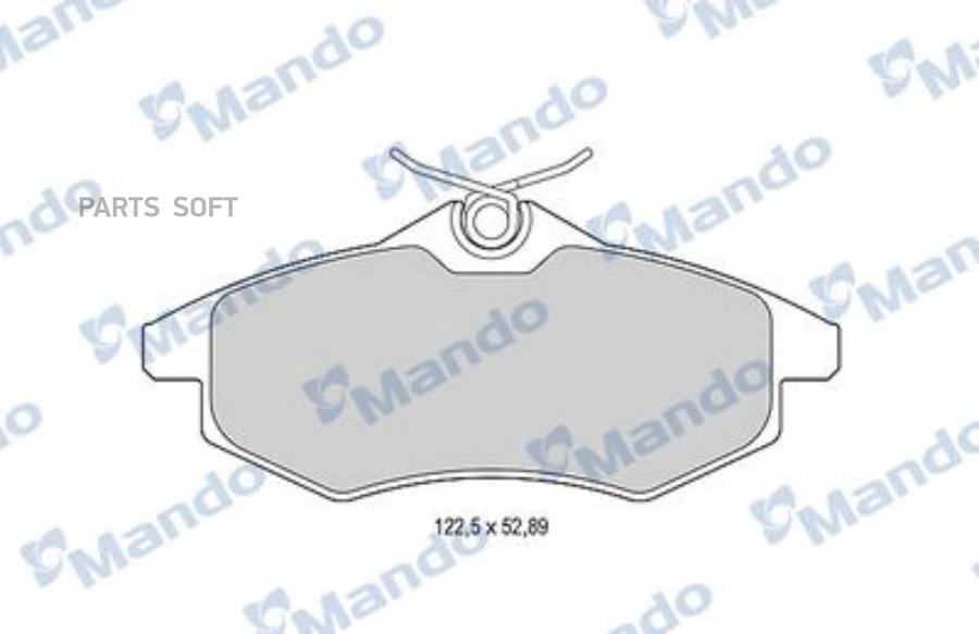 

Колодки тормозные CITROEN C2,C3 02- 1.1/1.4 передние 4шт. MANDO MANDO