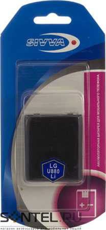 

Аккумулятор SIVVA для LG U880 -1000mAh черный
