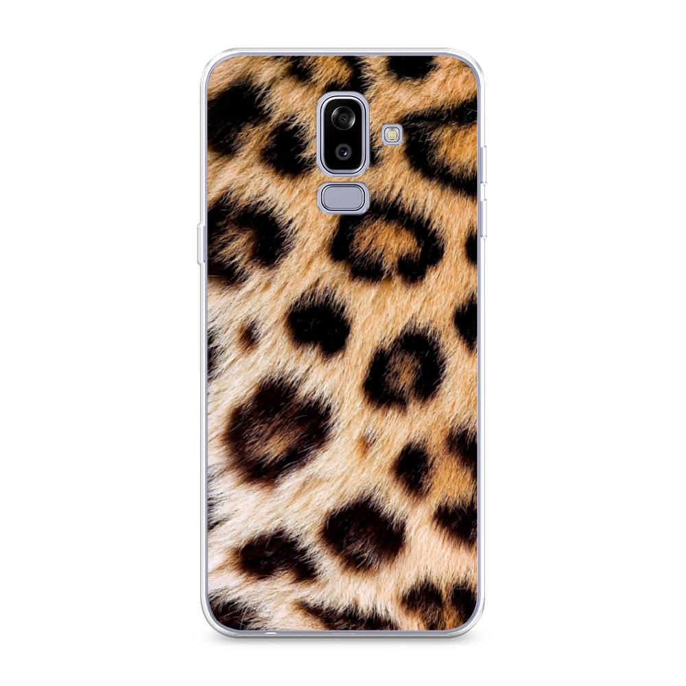 

Чехол Awog на Samsung Galaxy J8 "Леопардовый принт", Черный;оранжевый, 26550-3