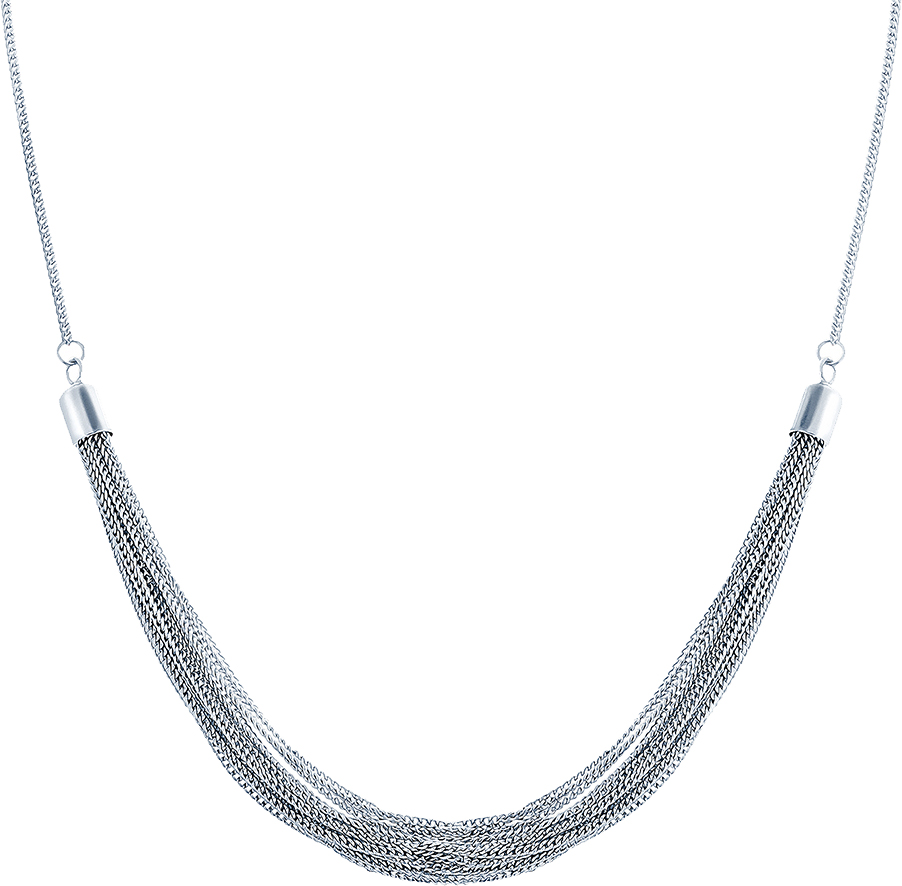 

Колье из серебра 40 см JV 7682FNSWSH1-KL-WG, 7682FNSWSH1-KL-WG