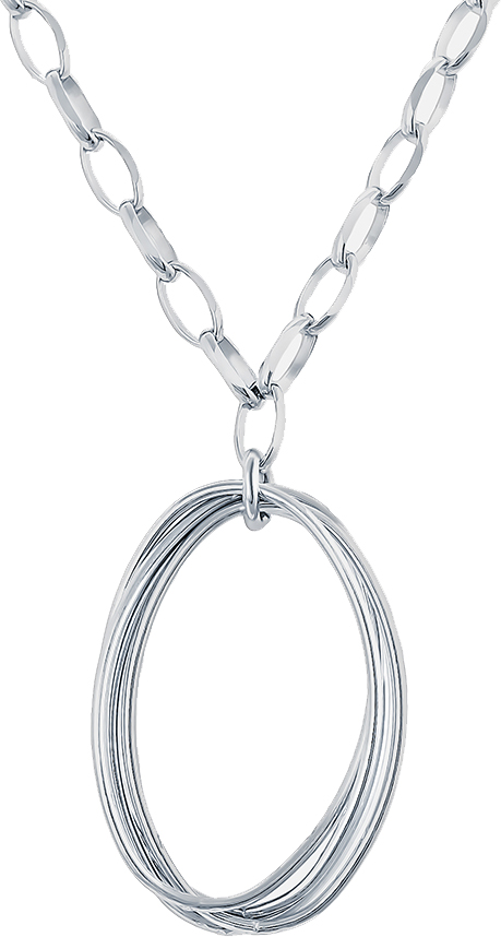 

Колье из серебра 45 см JV 1027CL-KL-WG, 1027CL-KL-WG