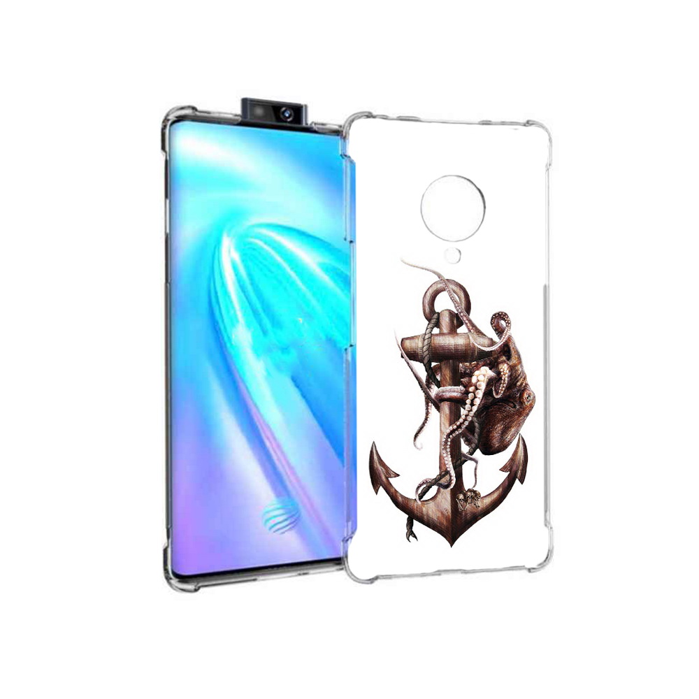

Чехол MyPads Tocco для Vivo NEX 3 ржавый якорь (PT136035.381.579), Прозрачный, Tocco