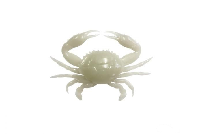 Приманка Nikko Super Crab 6 #CO3 Glow White