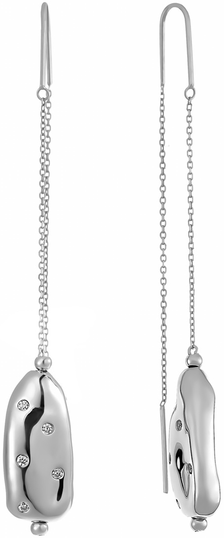 

Серьги из серебра с фианитом Fresh Jewelry RB-E322-1-X-W-X-X-W, RB-E322-1-X-W-X-X-W