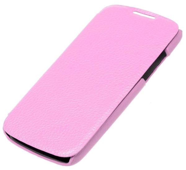 

Кожаный чехол для HTC Desire 500 Dual Sim Art Case - Book (Розовый)