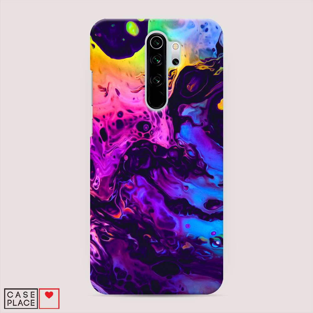 фото Пластиковый чехол "acid fluid" на xiaomi redmi note 8 pro awog