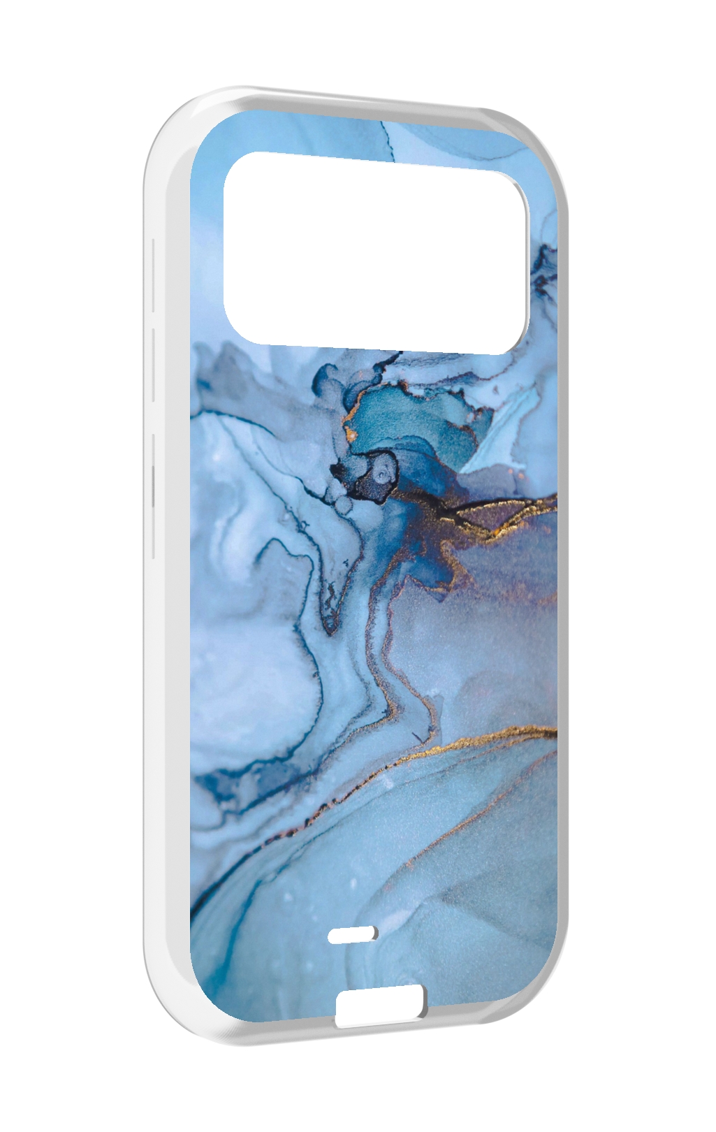 

Чехол MyPads голубой мрамор для Oukitel F150 H2022, Прозрачный, Tocco