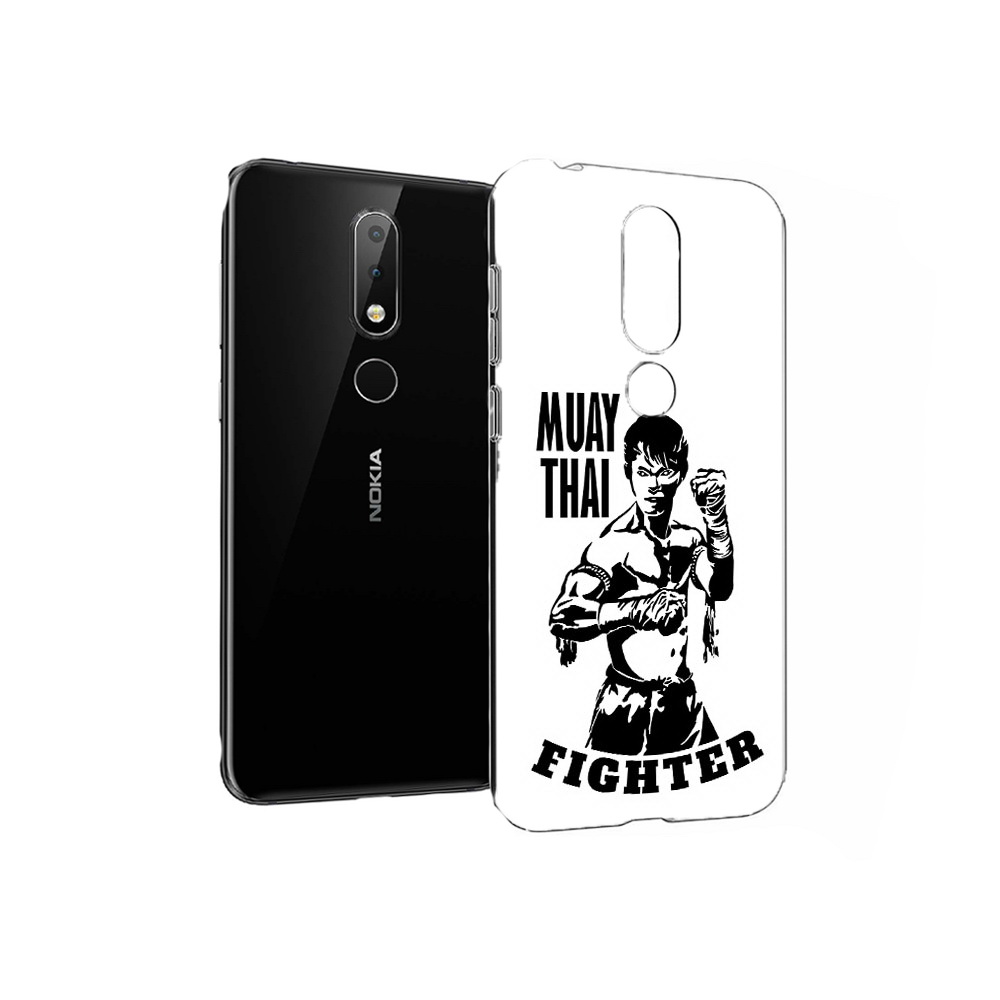

Чехол MyPads Tocco для Nokia X6 Единоборства муайтай (PT115295.99.76), Прозрачный, Tocco
