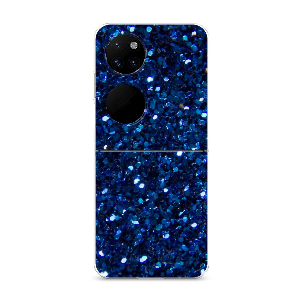 

Чехол Awog "Синие блестки рисунок" для Huawei P50 pocket