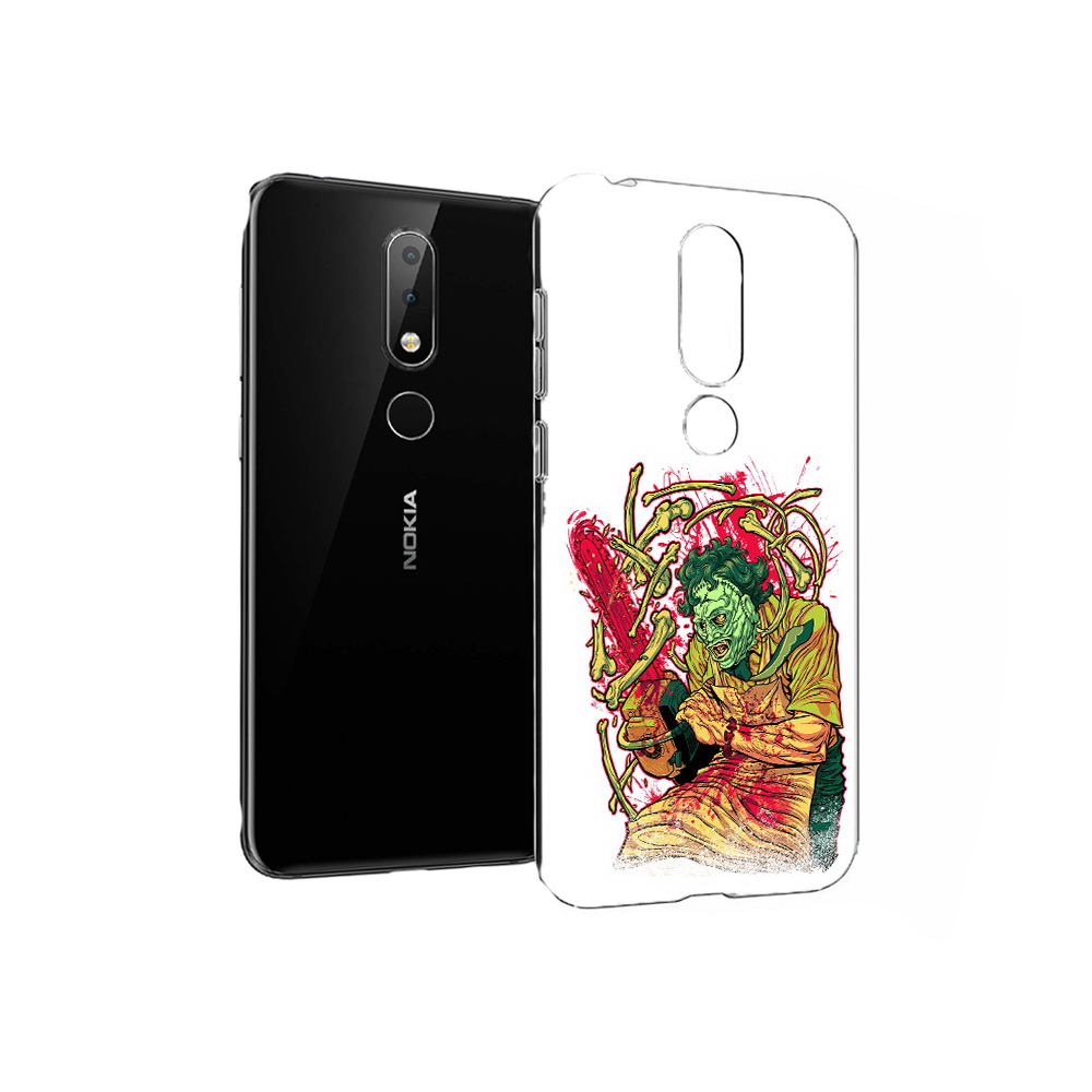 

Чехол MyPads Tocco для Nokia X6 яркий мясник (PT115295.99.711), Прозрачный, Tocco