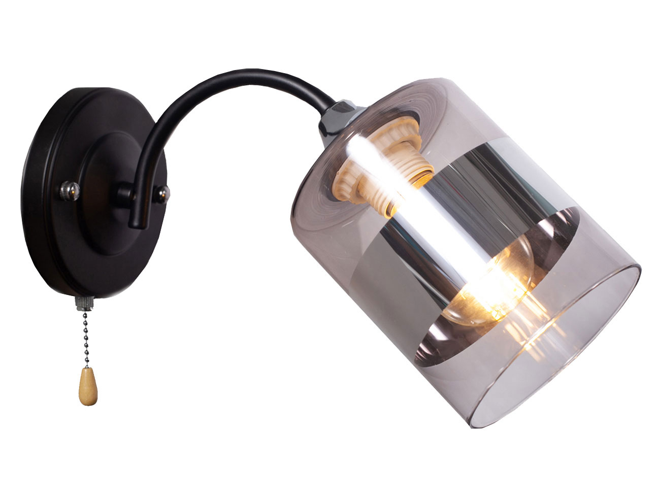 

Бра MD.0877-1-W BK+CH Черный / Прозрачный, MD.0877-1-W BK+CH Черный
