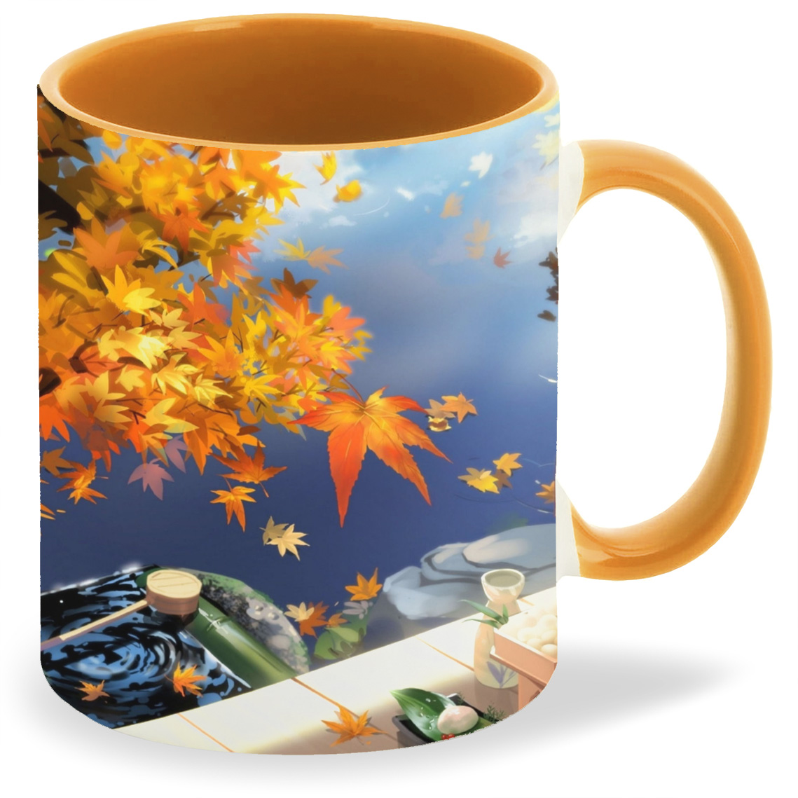 

Кружка CoolPodarok Аниме Геиша Девушка пьет чай Водоём, Аниме Геиша Девушка пьет чай Водоём