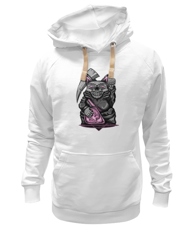 

Худи унисекс Printio Rat skull белое M, Белый, Rat skull