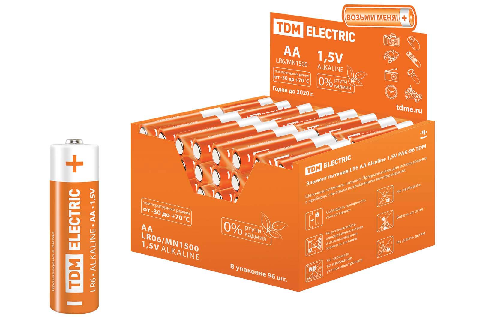 Батарейка TDM ELECTRIC SQ1702-0005