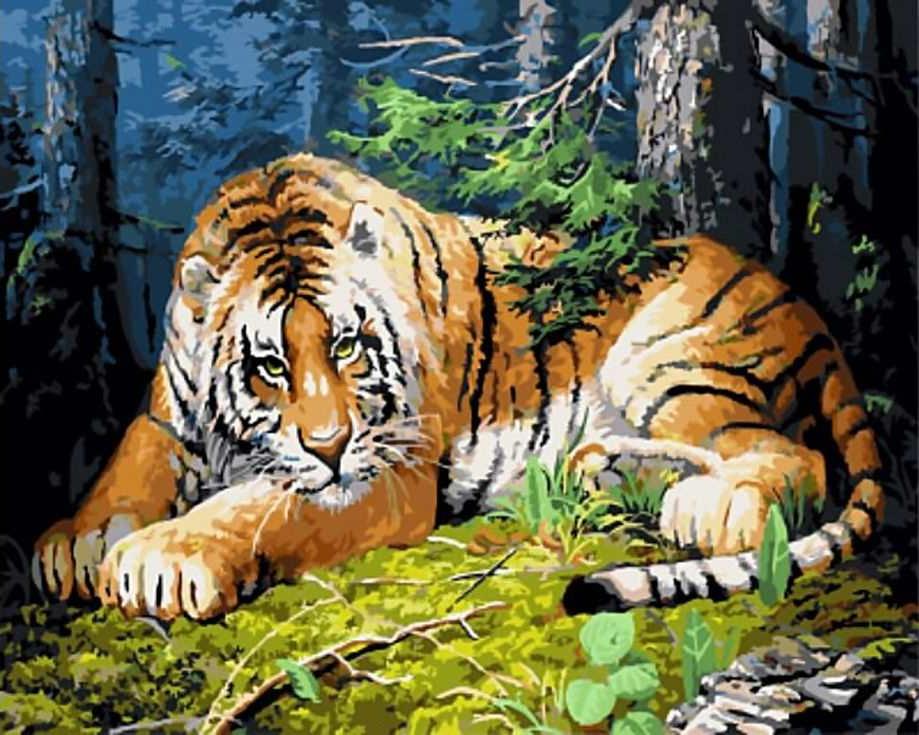 

Картина по номерам Paintboy Хозяин тайги, 40x50 см, Хозяин тайги