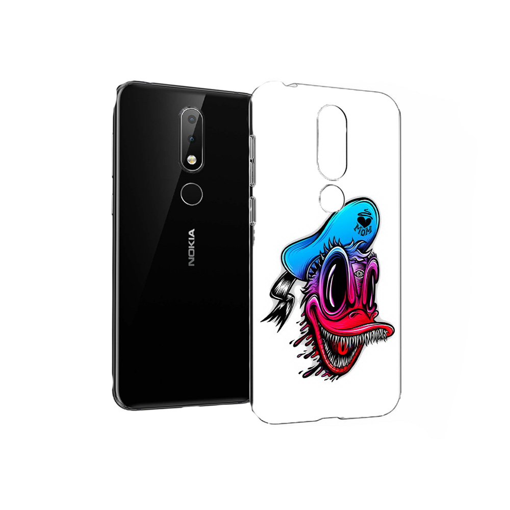 

Чехол MyPads Tocco для Nokia X6 Дональд (PT115295.99.71), Прозрачный, Tocco