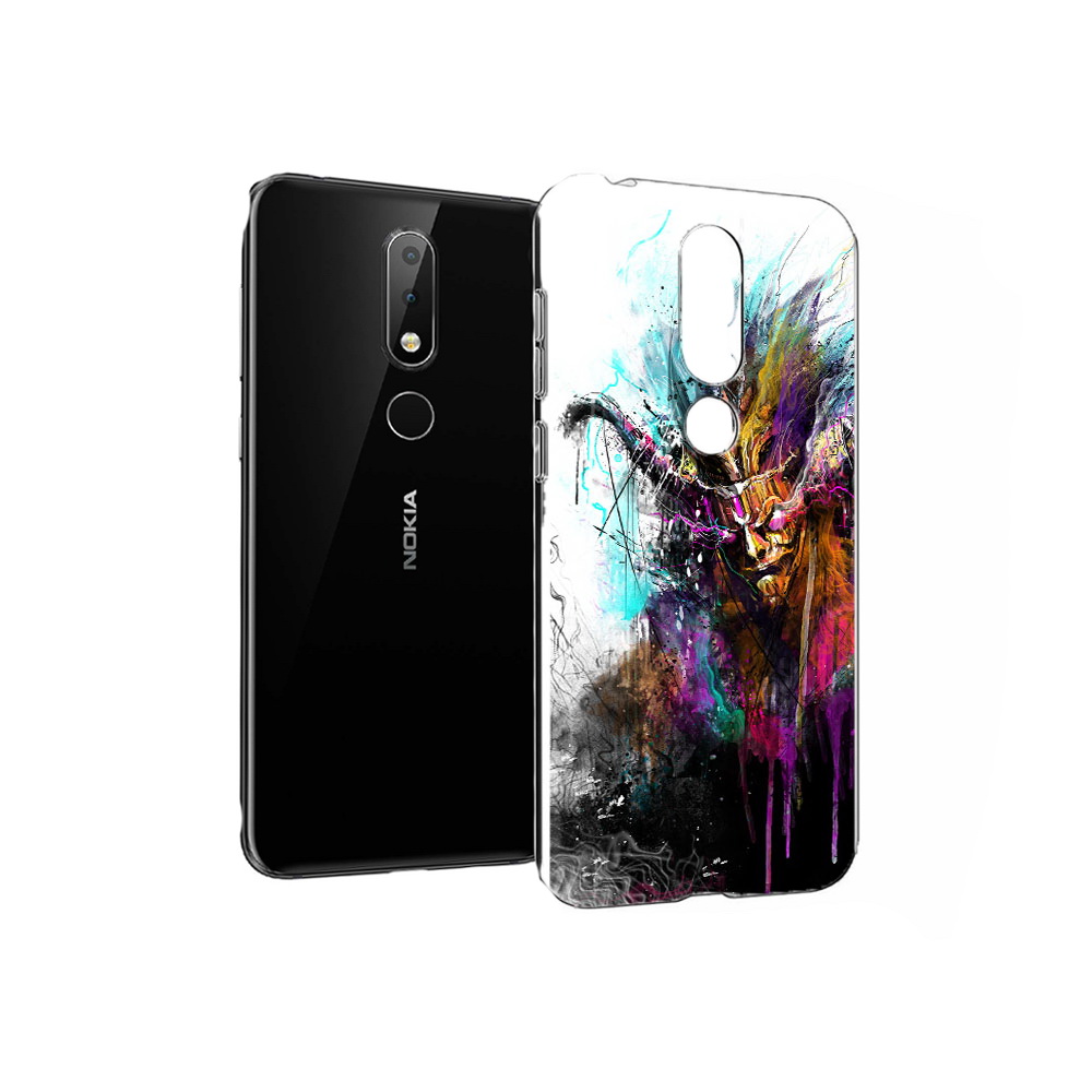 

Чехол MyPads Tocco для Nokia X6 яркий дьявол (PT115295.99.709), Прозрачный, Tocco