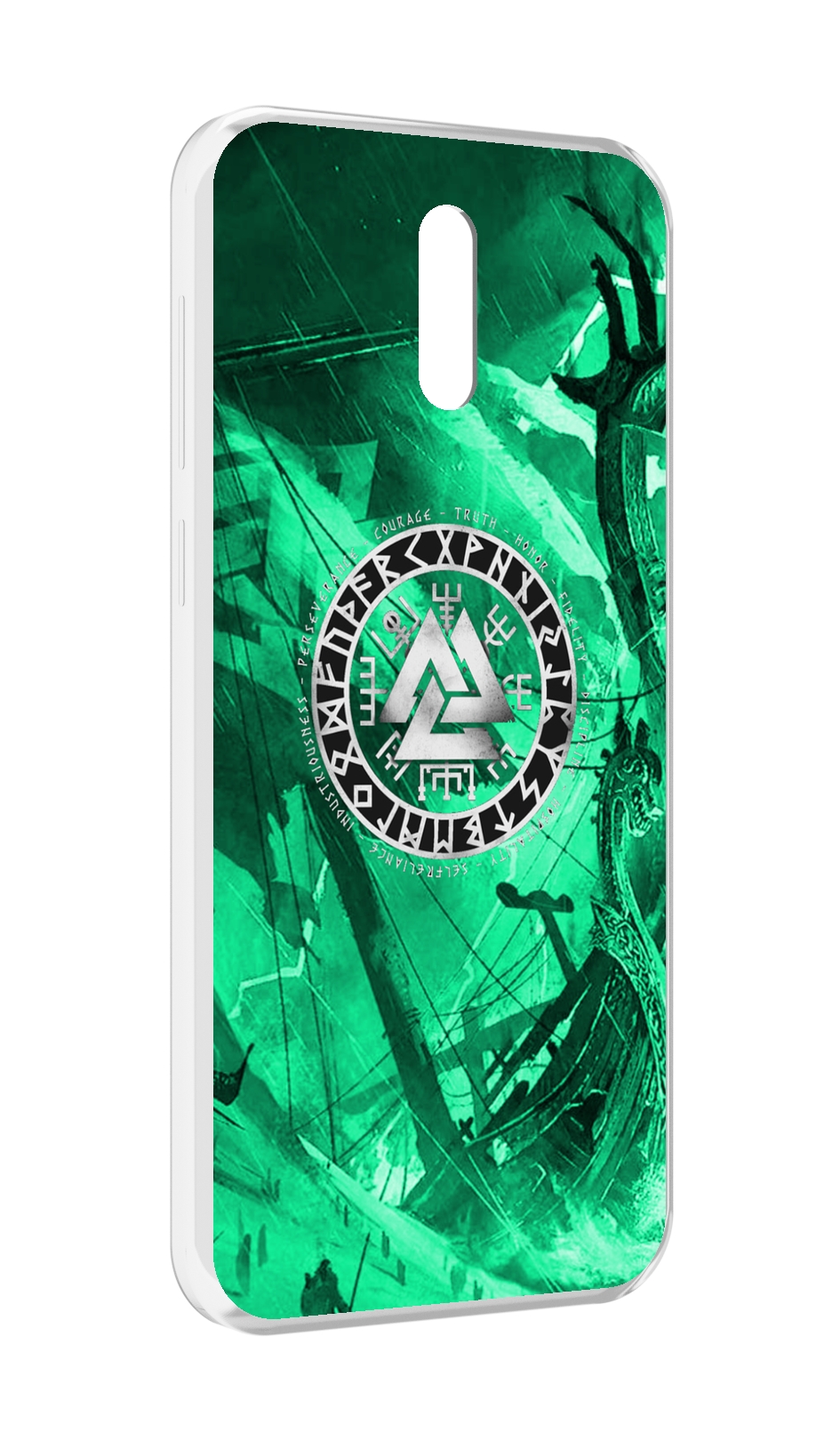 

Чехол MyPads ассасин-крид-2020-рагнарек мужской для Alcatel 3L (2019), Прозрачный, Tocco