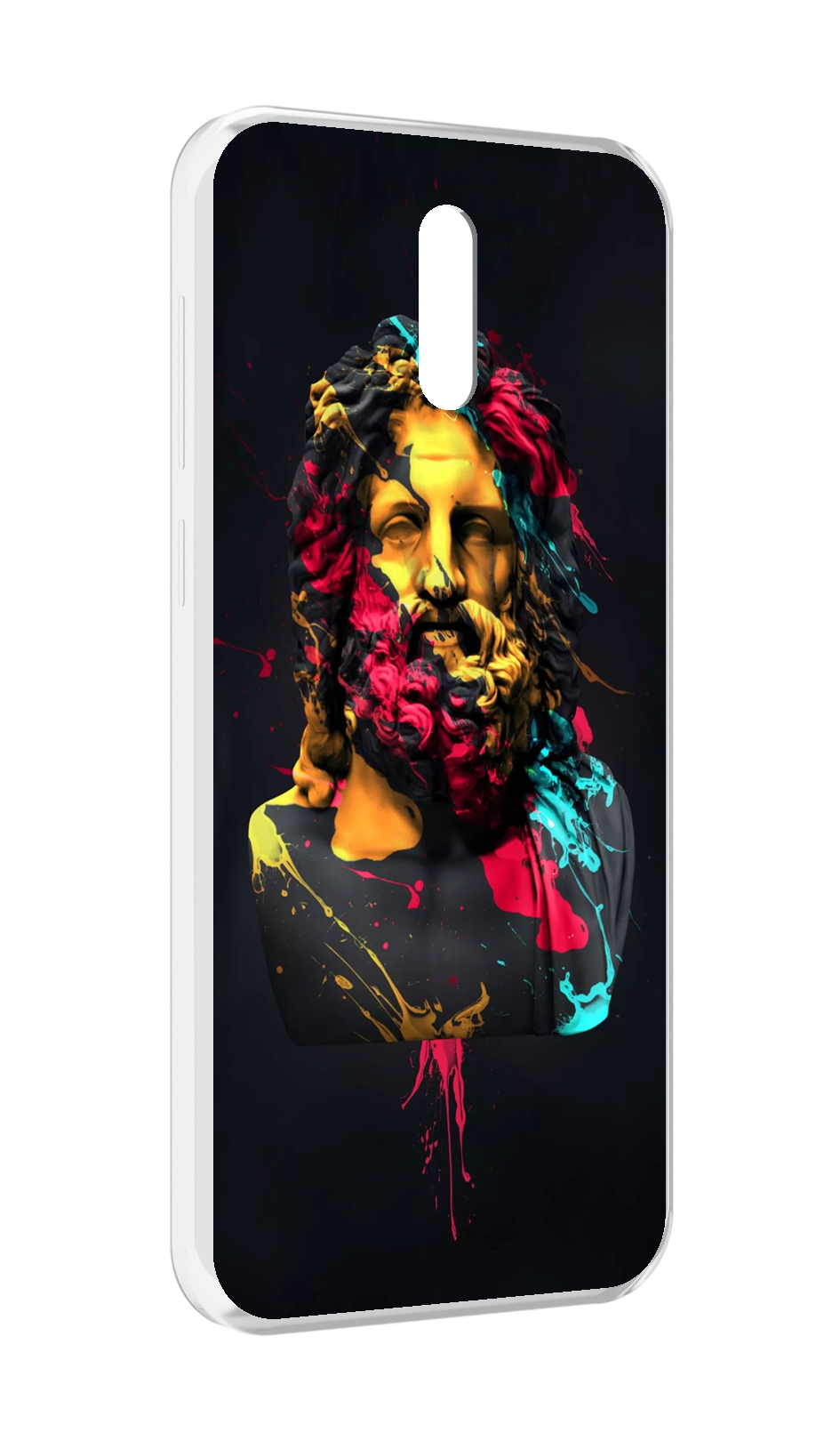 

Чехол MyPads арт-статуя-краски для Alcatel 3L (2019), Прозрачный, Tocco