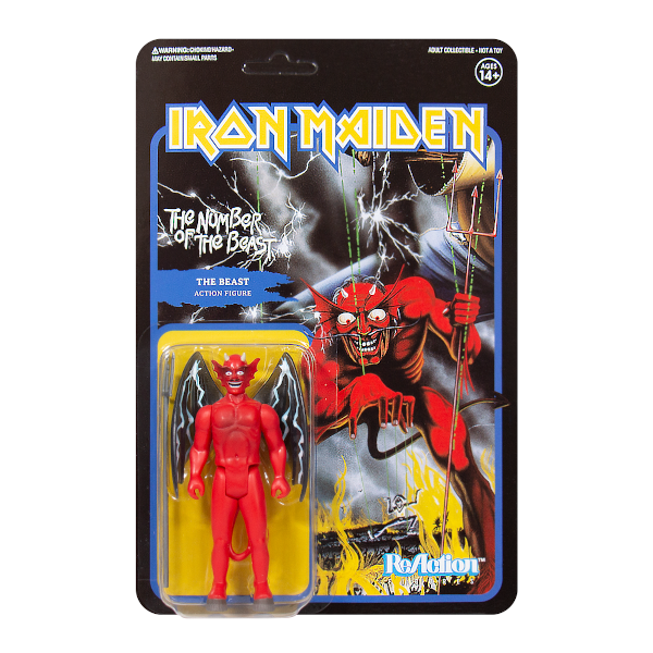 фото Фигурка super7 iron maiden reaction figure - the beast super 7