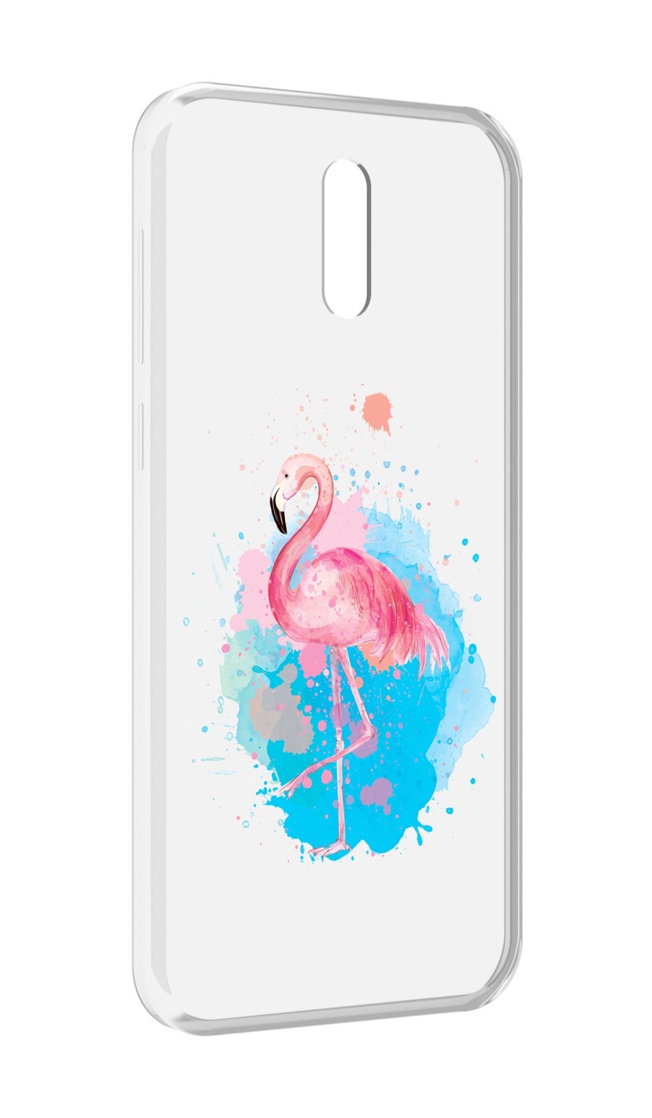 

Чехол MyPads акварельное-фламинго для Alcatel 3L (2019), Прозрачный, Tocco