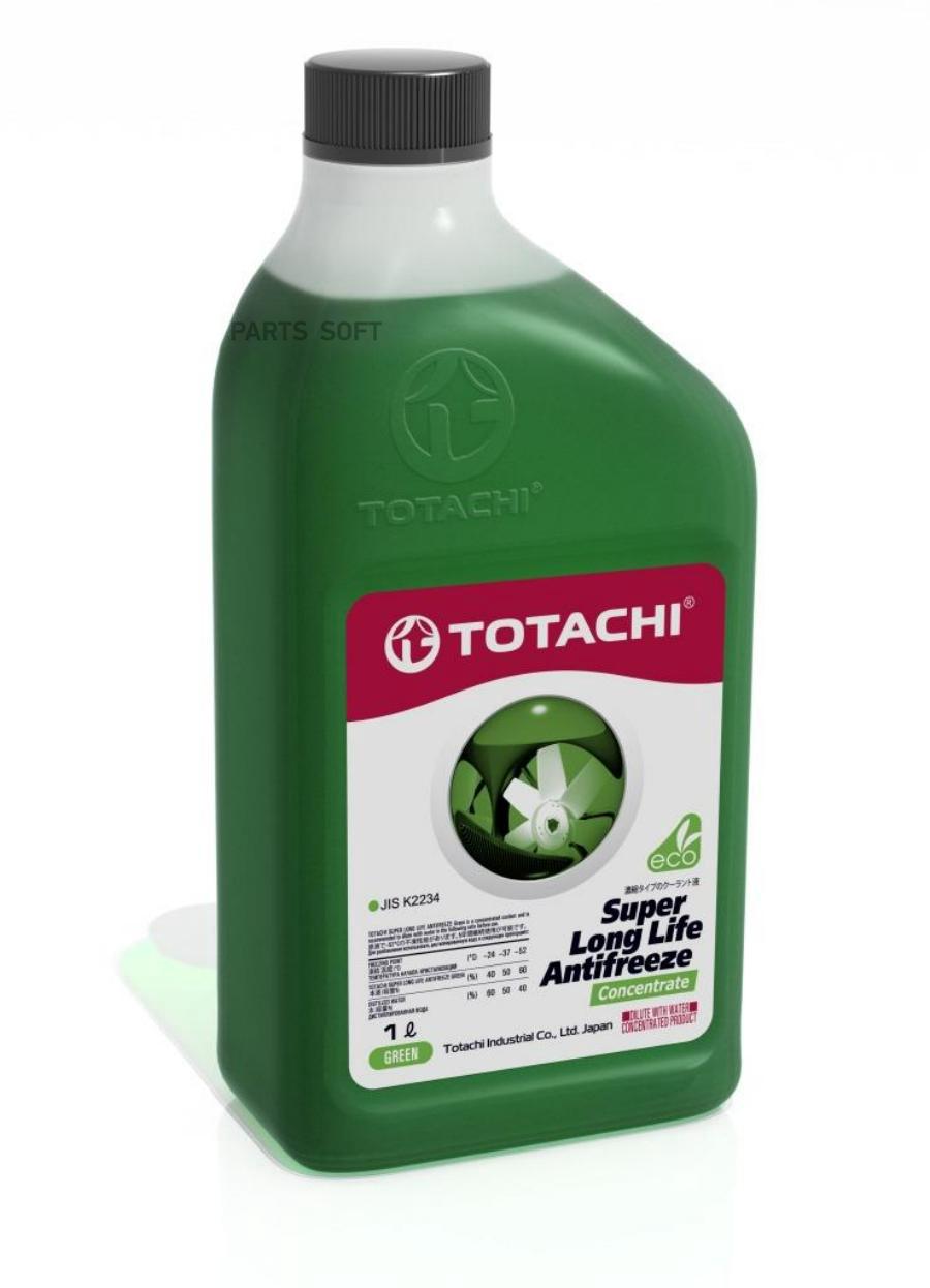 TOTACHI 43601 Концентрат жидкости охлаждающей TOTACHI SUPER LONG LIFE ANTIFREEZE Green 1л