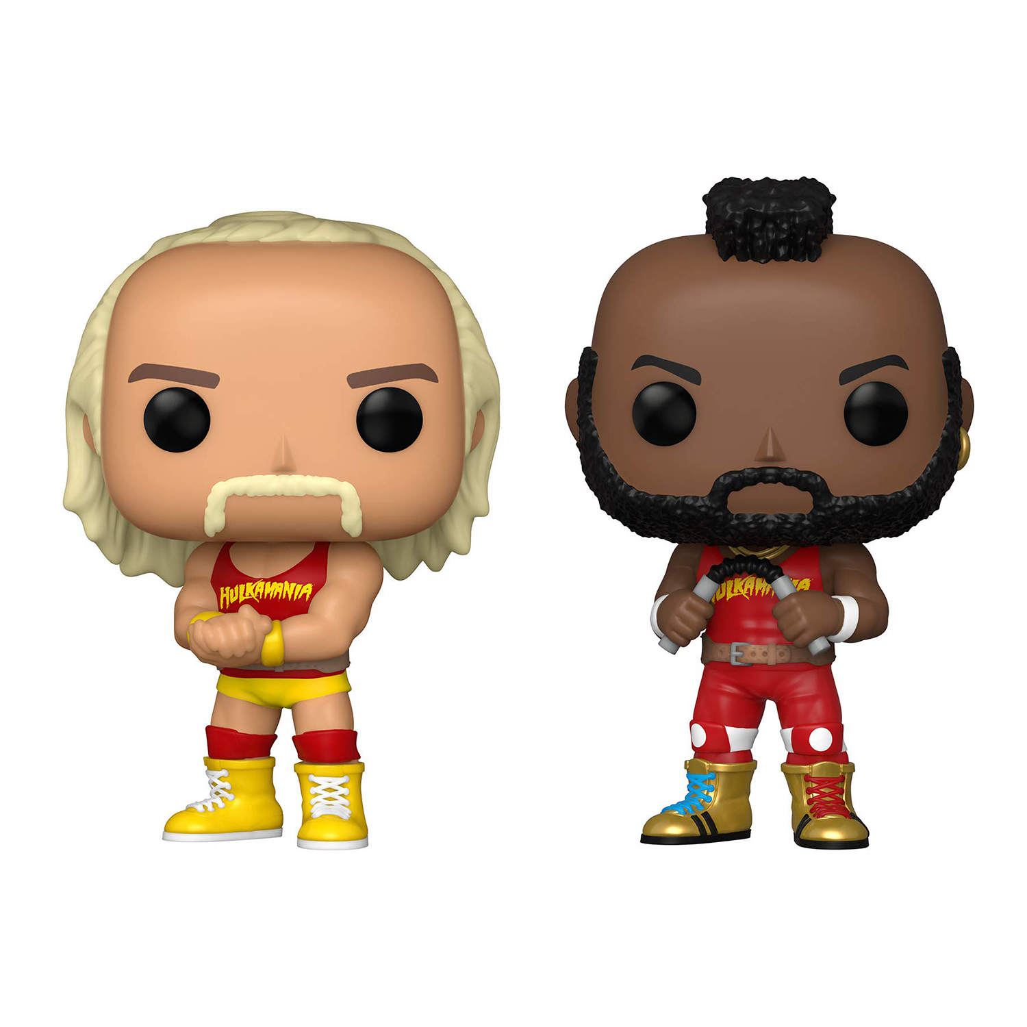 фото Фигурка funko pop! vinyl: wwe: 2pk hulk hogan & mr. t (exc) 51720