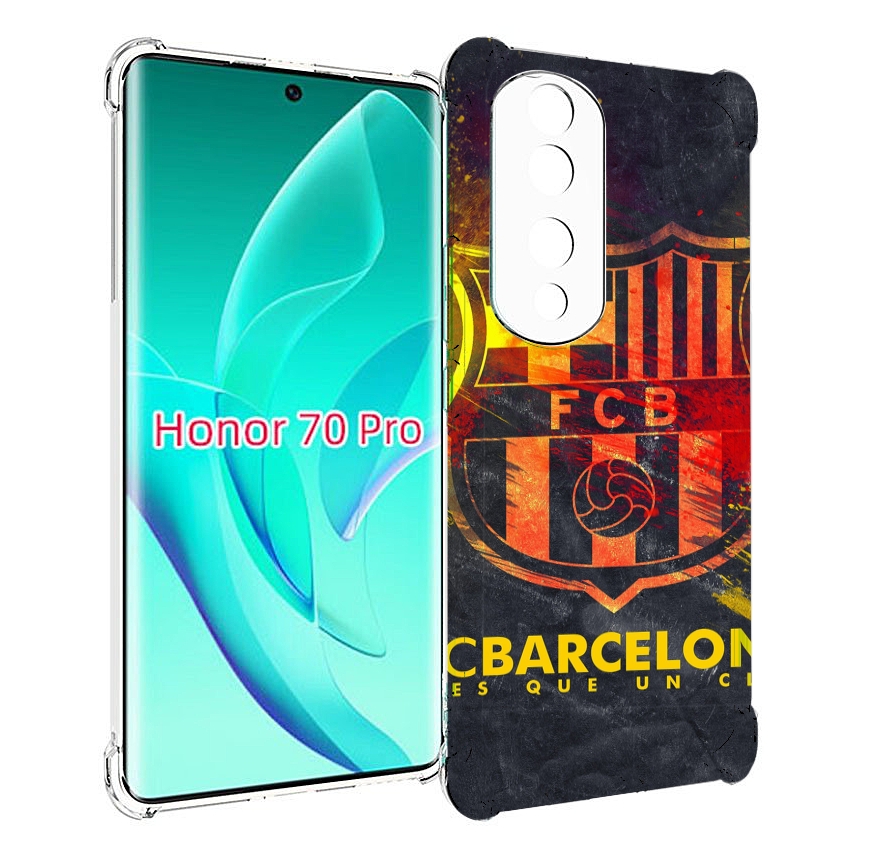 

Чехол MyPads Барселона мужской для Honor 70 Pro / 70 Pro Plus, Прозрачный, Tocco