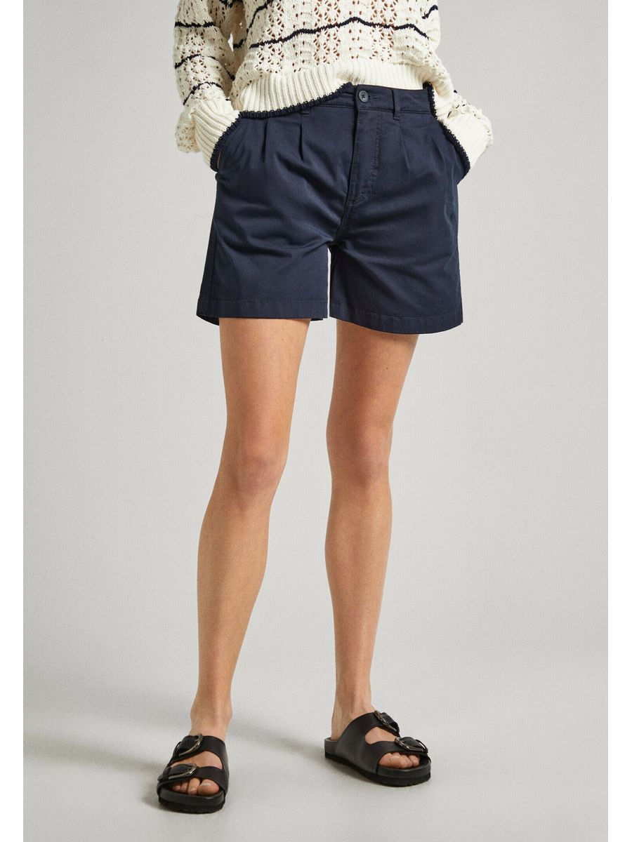

Повседневные шорты женские Pepe Jeans London PE121S070 синие 33, Синий, PE121S070