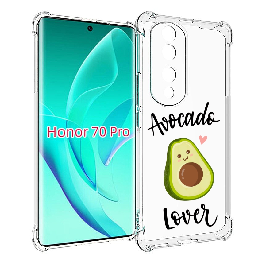 

Чехол MyPads Авокадо-любовь для Honor 70 Pro / 70 Pro Plus, Прозрачный, Tocco