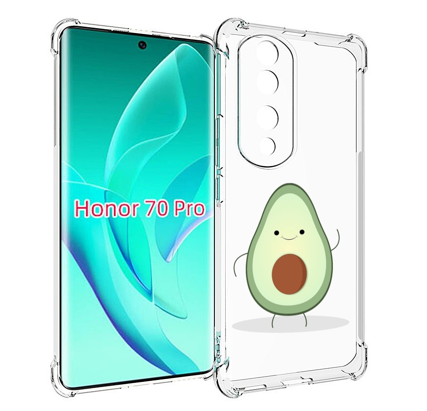 

Чехол MyPads Авокадик для Honor 70 Pro / 70 Pro Plus, Прозрачный, Tocco