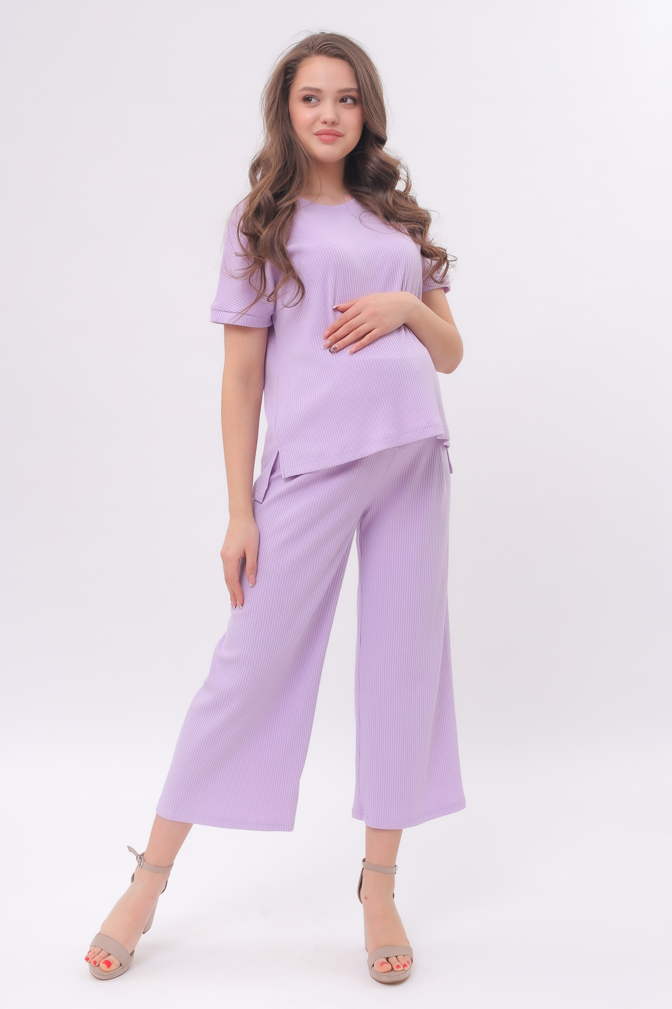 Костюм для беременных женский Magica bellezza 0248 фиолетовый 48 RU
