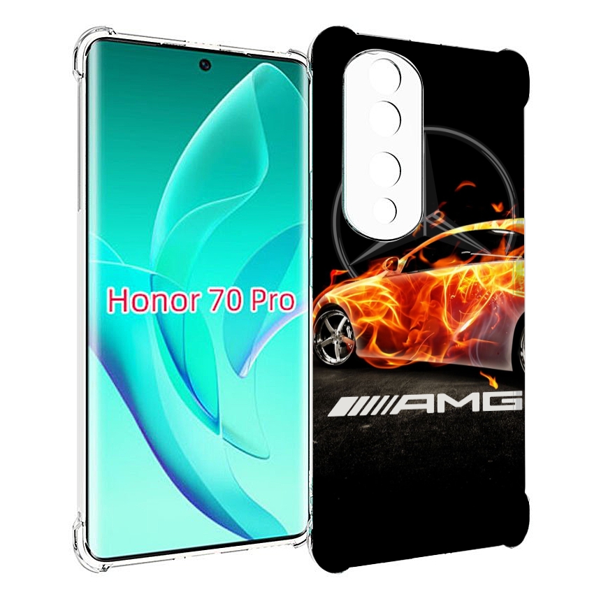 

Чехол MyPads АМГ мужской для Honor 70 Pro / 70 Pro Plus, Прозрачный, Tocco