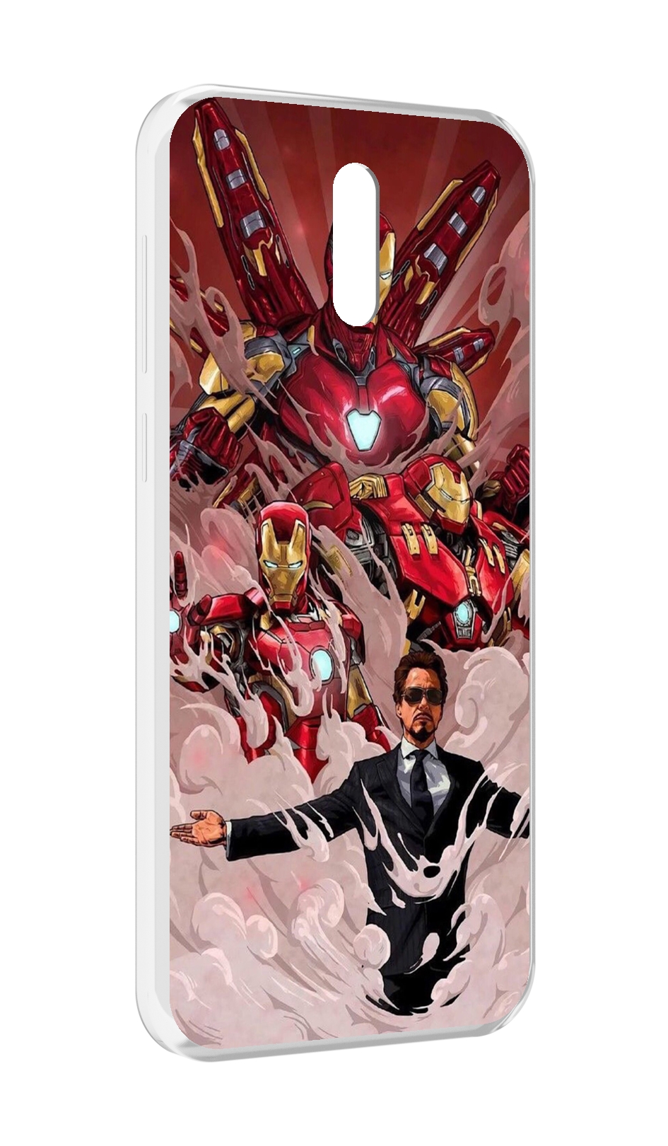 

Чехол MyPads Тони-Старк-и-костюмы для Alcatel 3L (2019), Прозрачный, Tocco