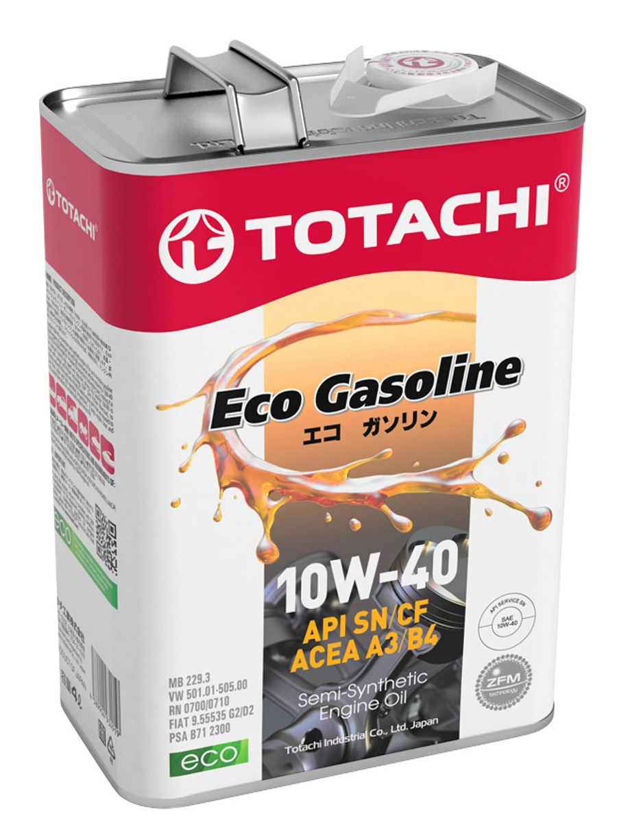 

Моторное масло TOTACHI Eco Gasoline Semi-Synthetic SN/CF 10W
