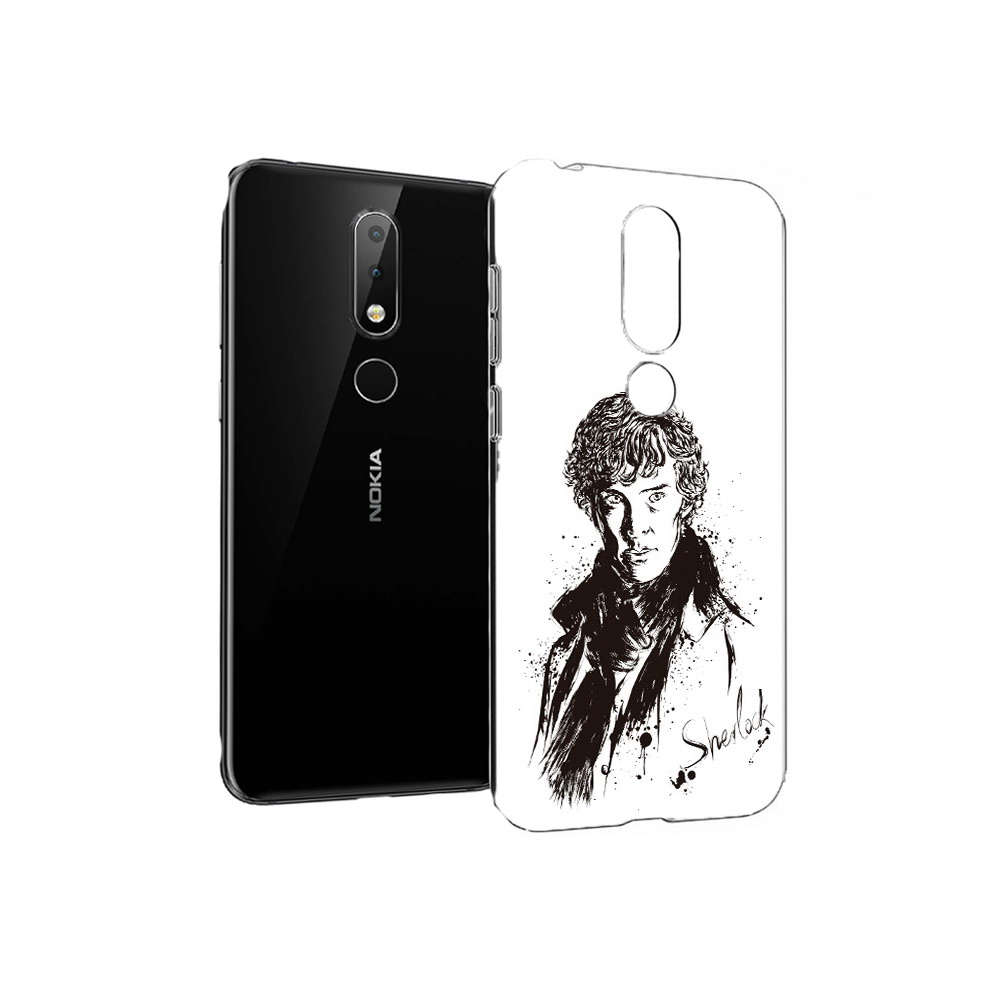 

Чехол MyPads Tocco для Nokia X6 шерлок холмс портрет (PT115295.99.698), Прозрачный, Tocco