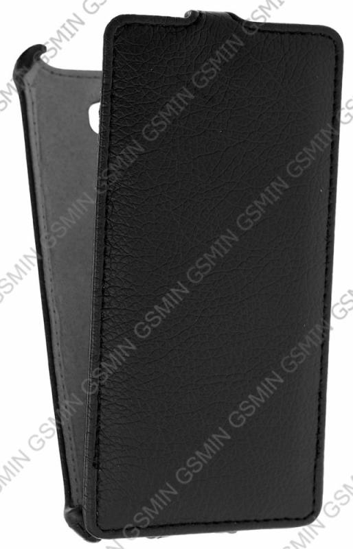 

Кожаный чехол для Fly IQ 456 Era Life 2 Armor Case (Черный)