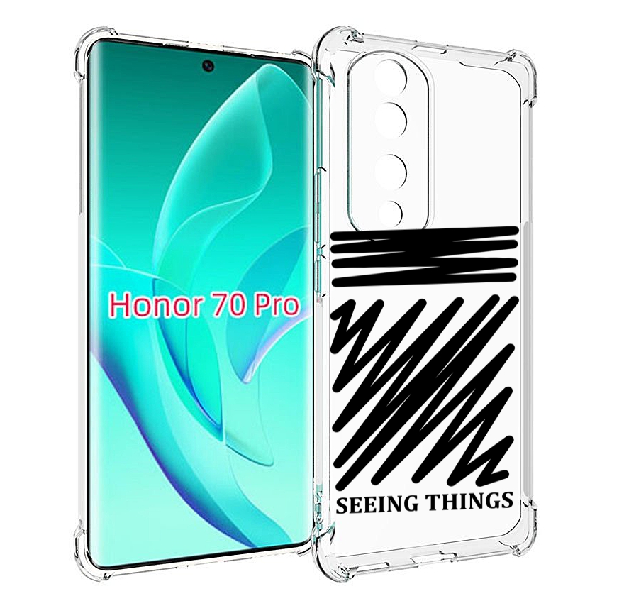 

Чехол MyPads seeing-things для Honor 70 Pro / 70 Pro Plus, Прозрачный, Tocco