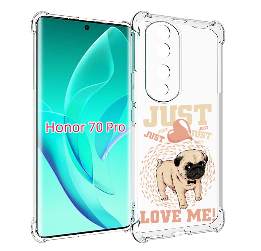 

Чехол MyPads Люби меня для Honor 70 Pro / 70 Pro Plus, Прозрачный, Tocco