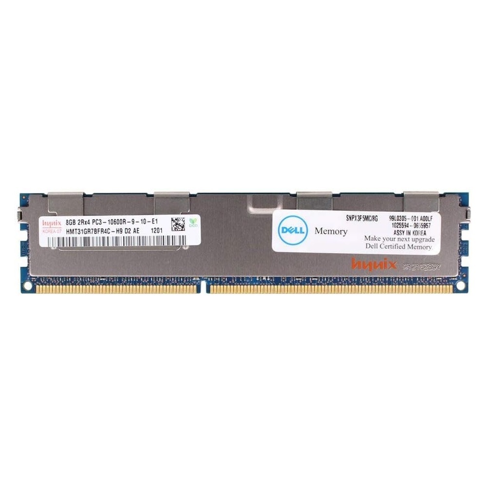 Оперативная память Dell A3002265 DDR3 8GB 1333MHz Оперативная память DELL 8GB 2Rx4 PC3-10600R DDR3-1333MHz [A3002265]