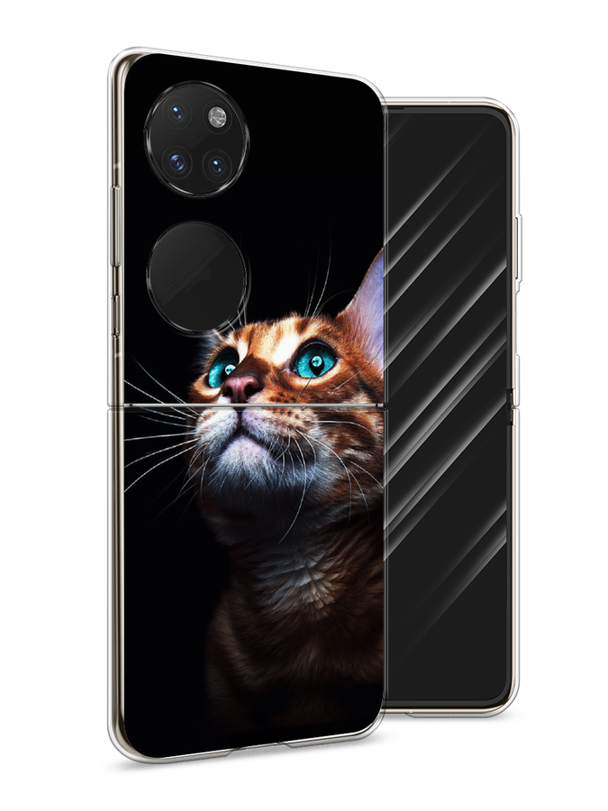 

Чехол Awog на Huawei P50 pocket "Мечтательный кот", Коричневый, 6107450-1