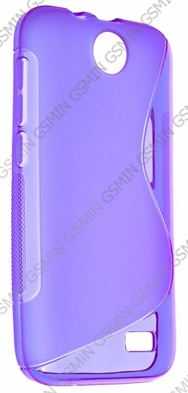 

Чехол силиконовый для HTC Desire 310 Dual Sim S-Line TPU (Фиолетовый)