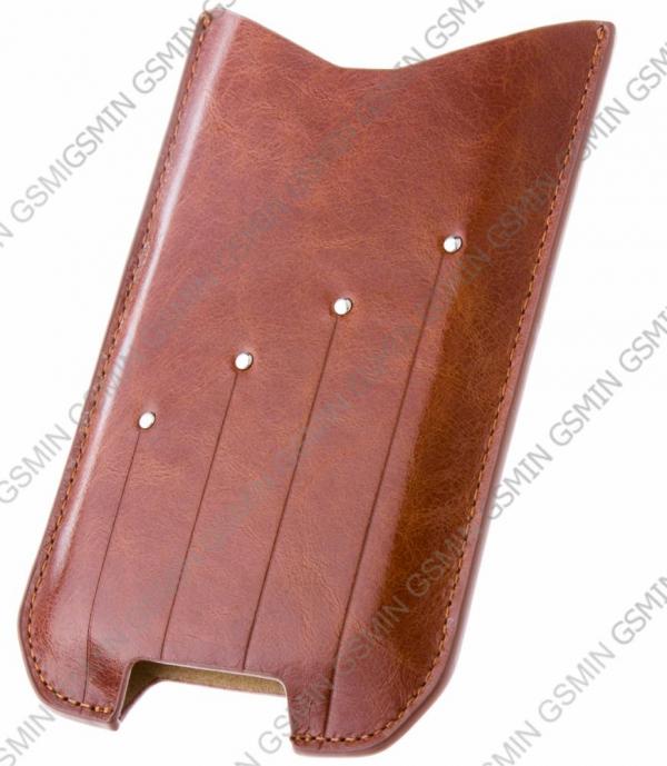 

Кожаный чехол карман Euro 4 для HTC Incredible S / G11 / S710d (Коричневый)